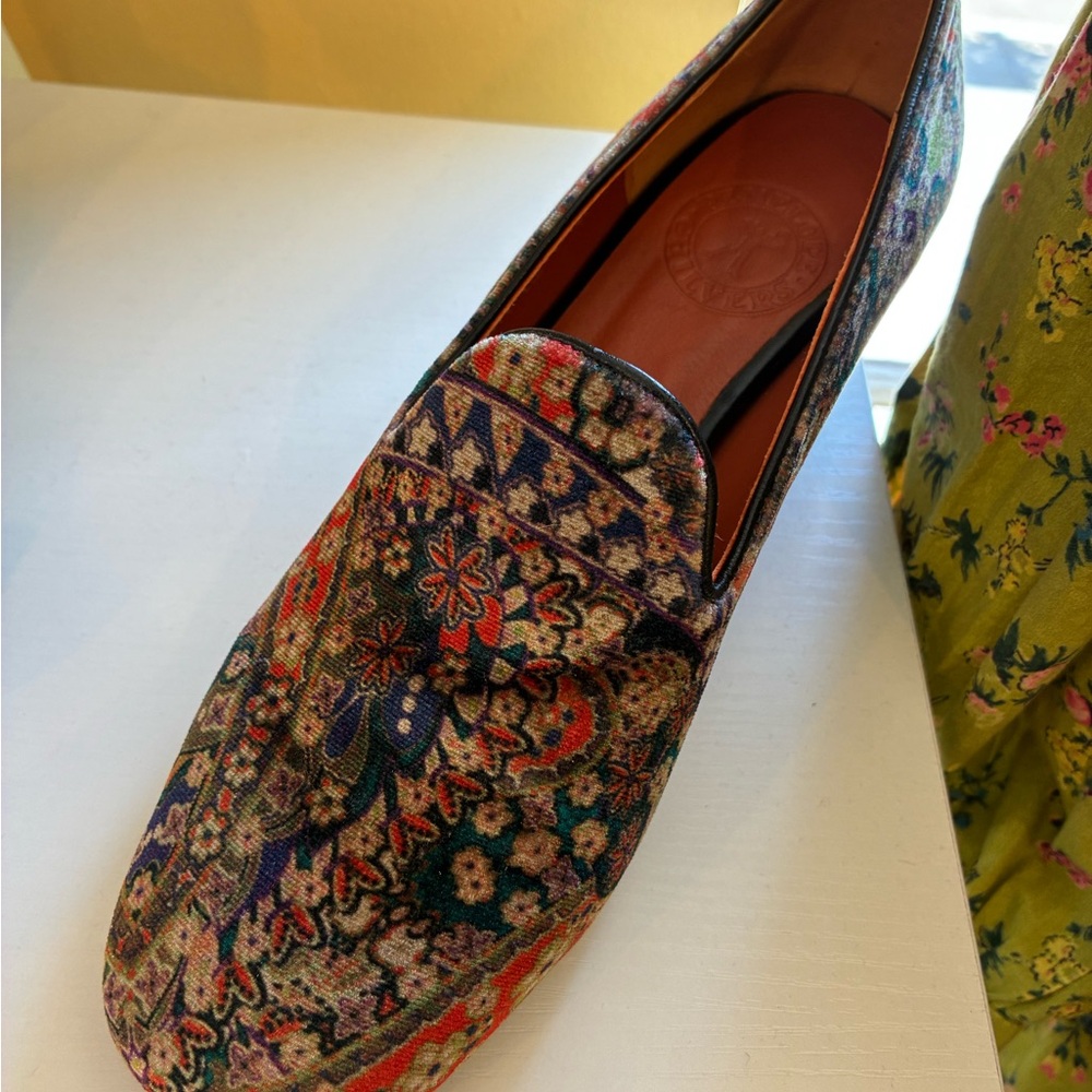 Penelope Chilvers Multicolor Floral Tapestry Loafers - Picture 3 of 4
